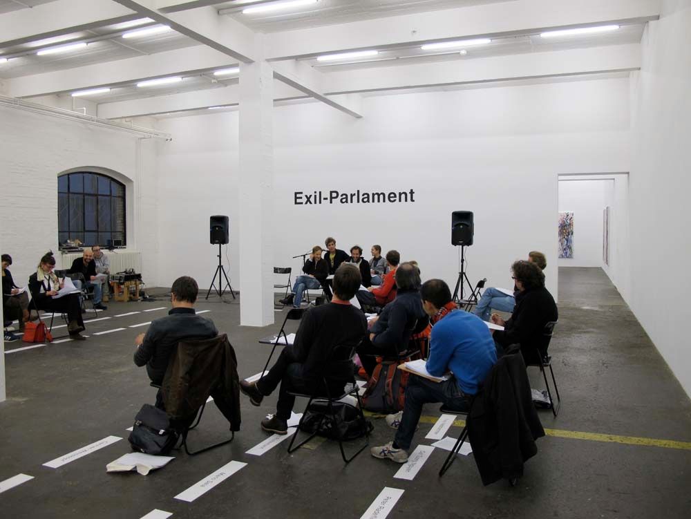 Exilparlament_2_03_San_Keller_2011_KunstHalle_SanktGallen.